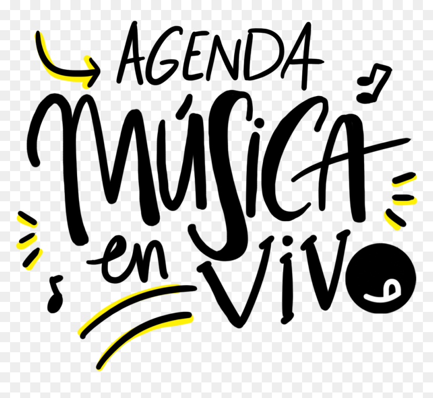 Calendario Semanal De Música En Vivo De Bares Y Restaurantes - Calligraphy, HD Png Download - música png