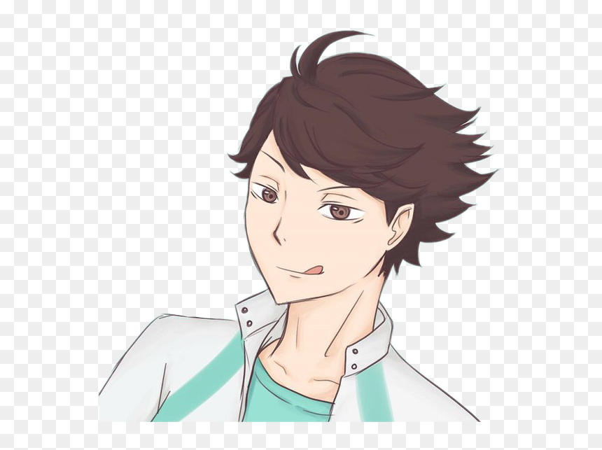 Credit To Who Made The Pic - Cartoon, HD Png Download - oikawa tooru png