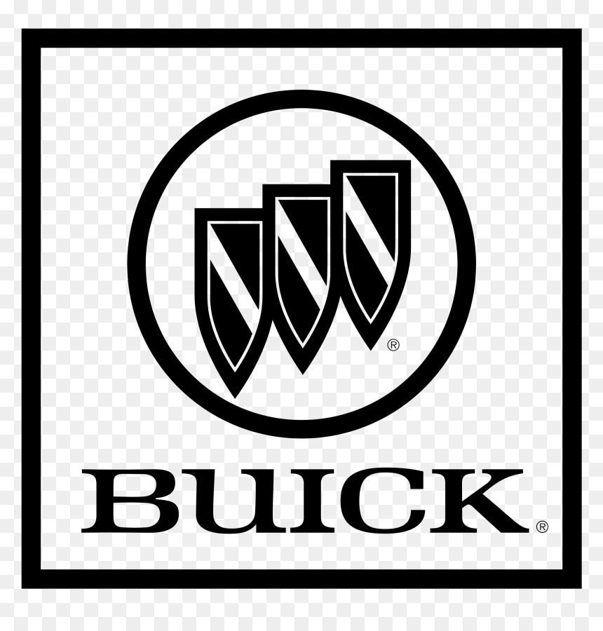 Buick Logo Black And White, HD Png Download - buick png