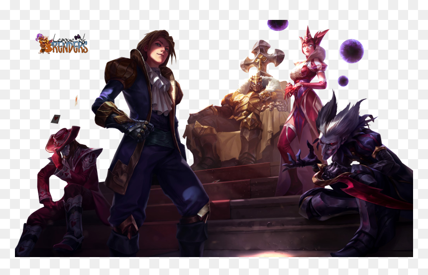 Transparent Twisted Fate Png - King Of Clubs Splash Art, Png Download - king of hearts png