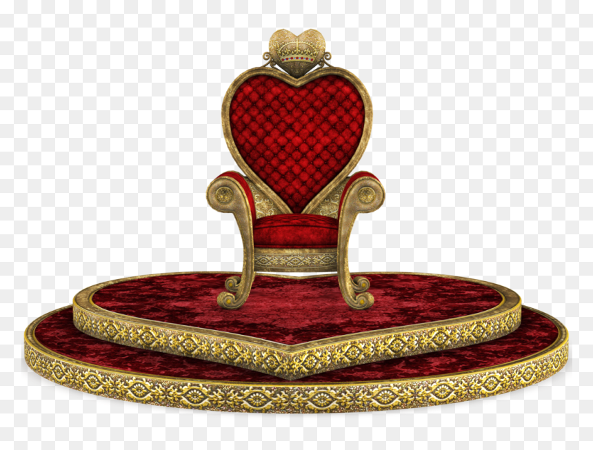 Unrestricted Queen Of Hearts - Queen Of Hearts Throne, HD Png Download - king of hearts png