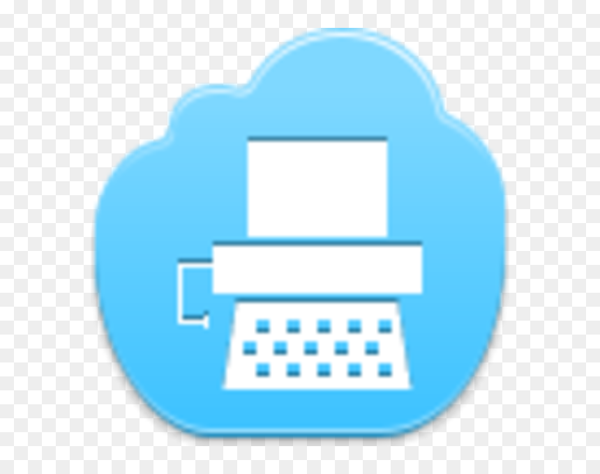 Facebook, HD Png Download - typewriter icon png