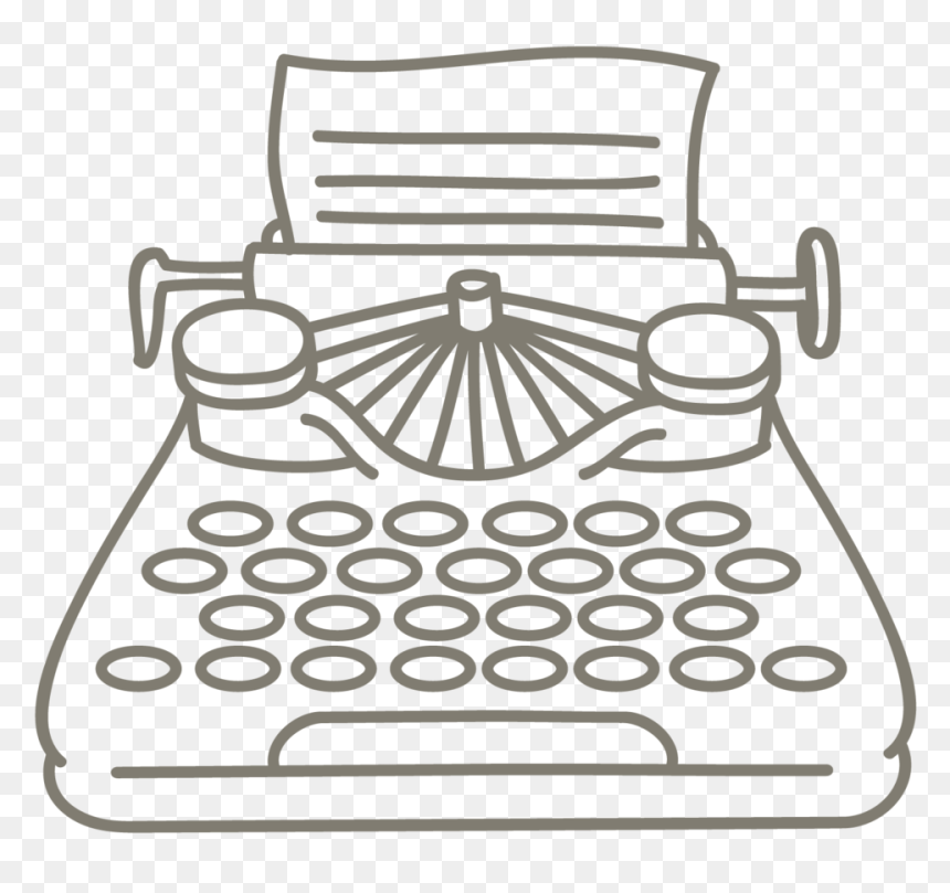 Icon Typewriter, HD Png Download - typewriter icon png