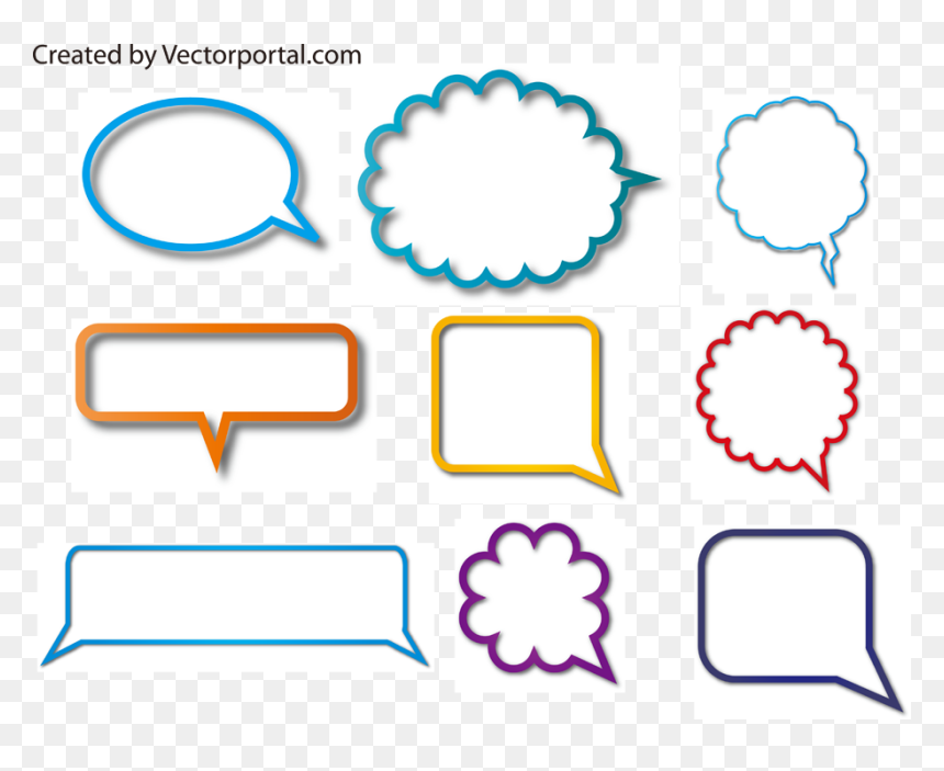 Clouds Chat, HD Png Download - bubbles vector png