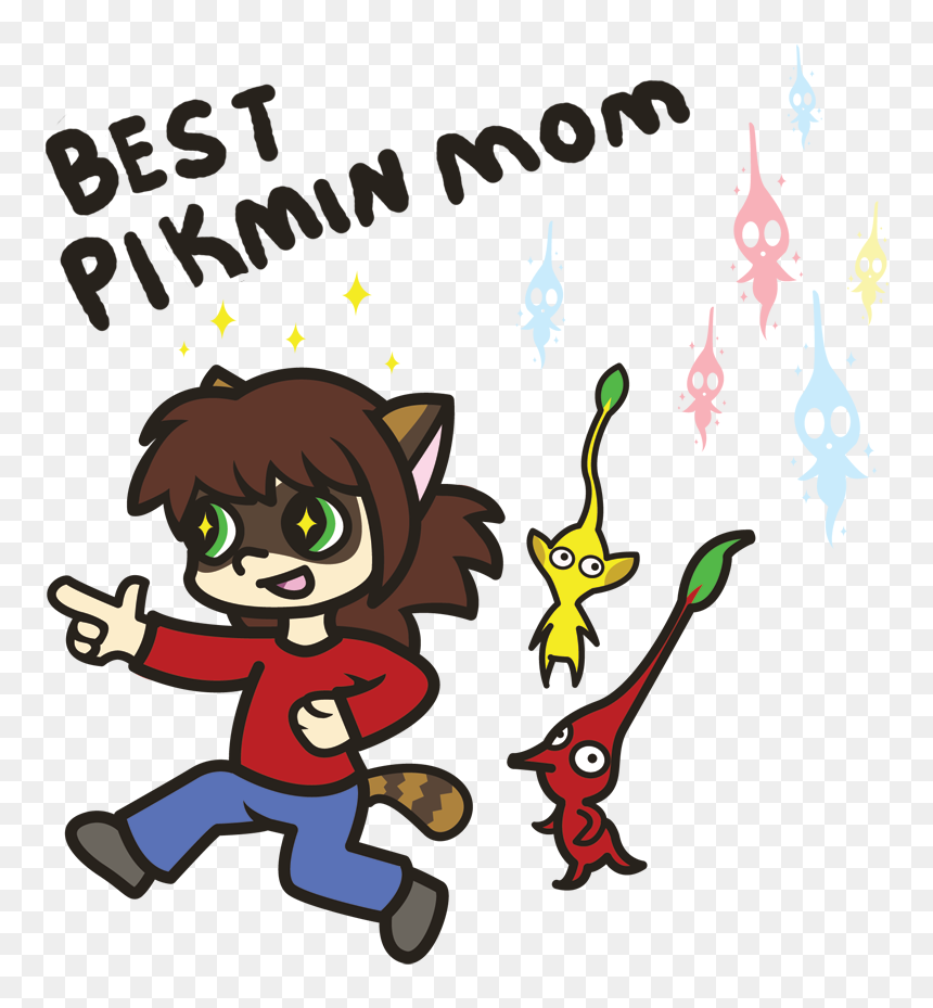 Best Pikmin Mom Tsushi - Cartoon, HD Png Download - pikmin png