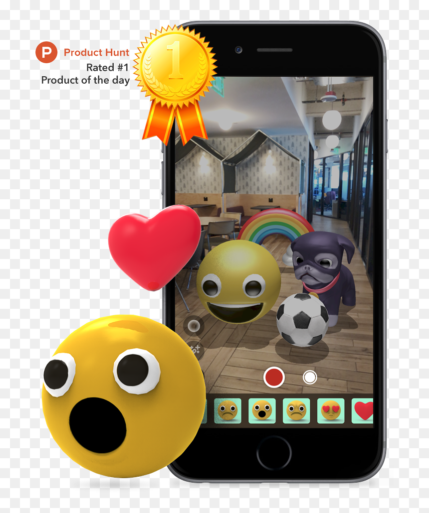 Augmented Reality App - Iphone, HD Png Download - snow app filters png