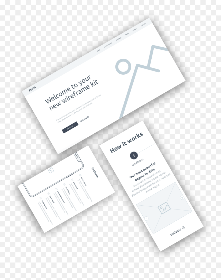 Graphic Design, HD Png Download - wireframe png