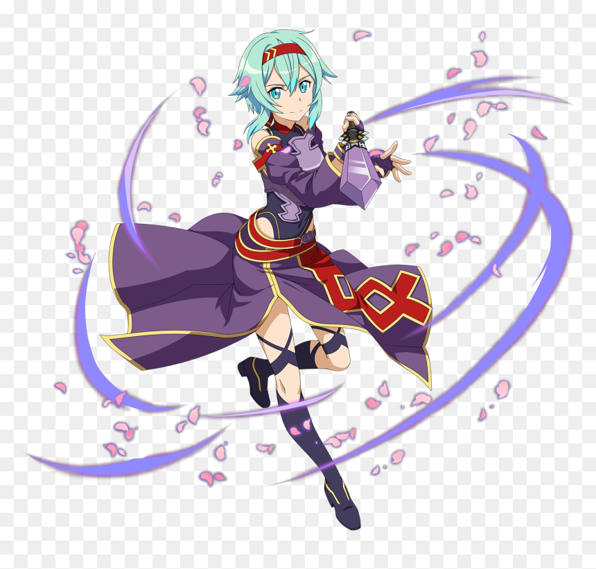 View Fullsize Sinon Image - Sword Art Online Memory Defrag Sinon, HD Png Download - pokemon characters png
