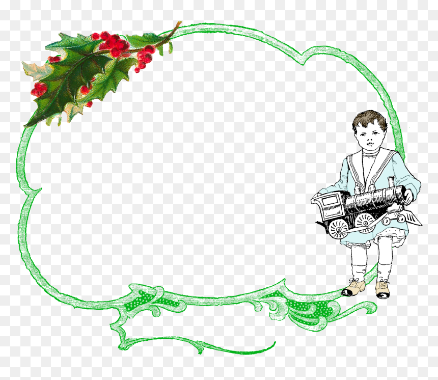 Christmas Border Design, HD Png Download - christmas toys png