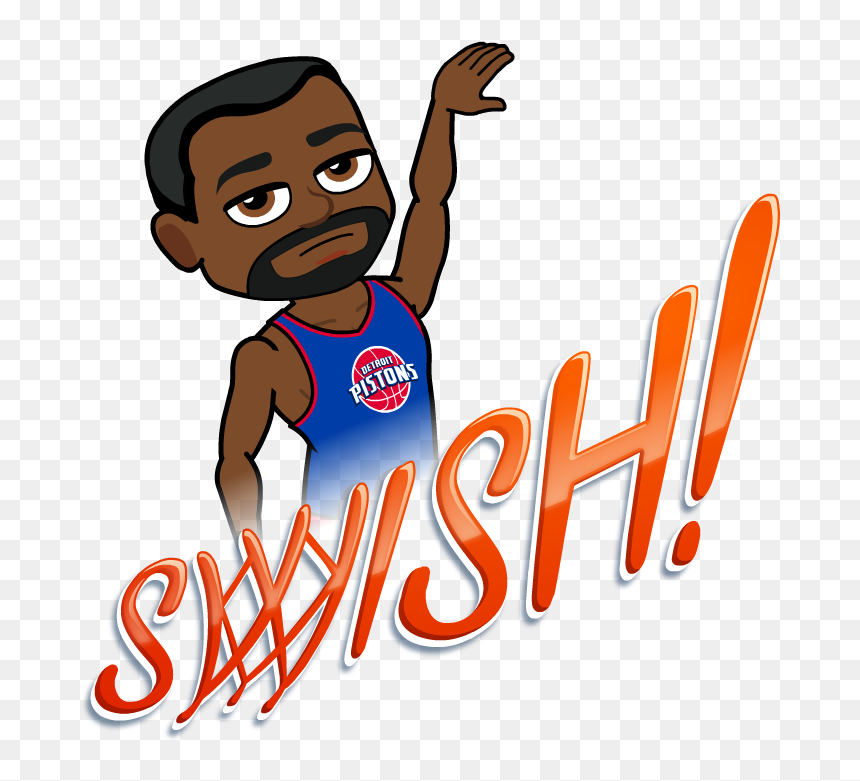 Tweet Picture - Detroit Pistons, HD Png Download - bitmoji png