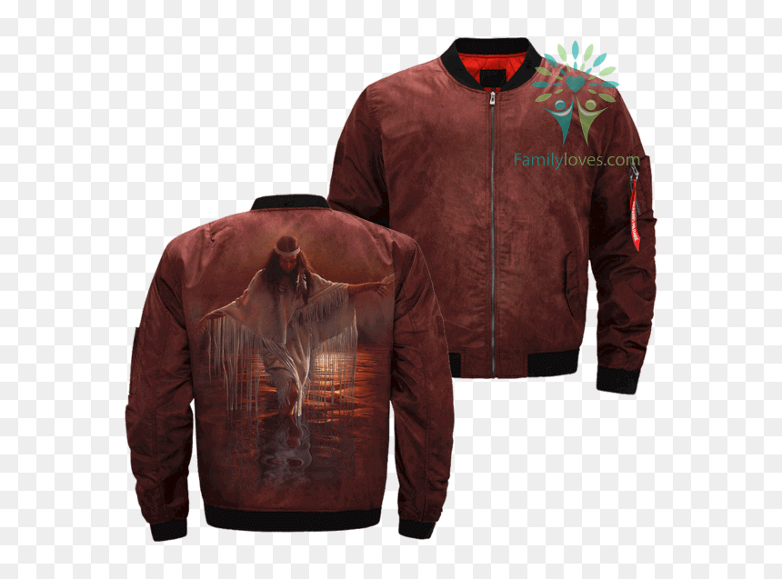 Native American Indian Girl Over Print Bomber Jacket - Truck Driver Jackets, HD Png Download - american indian png