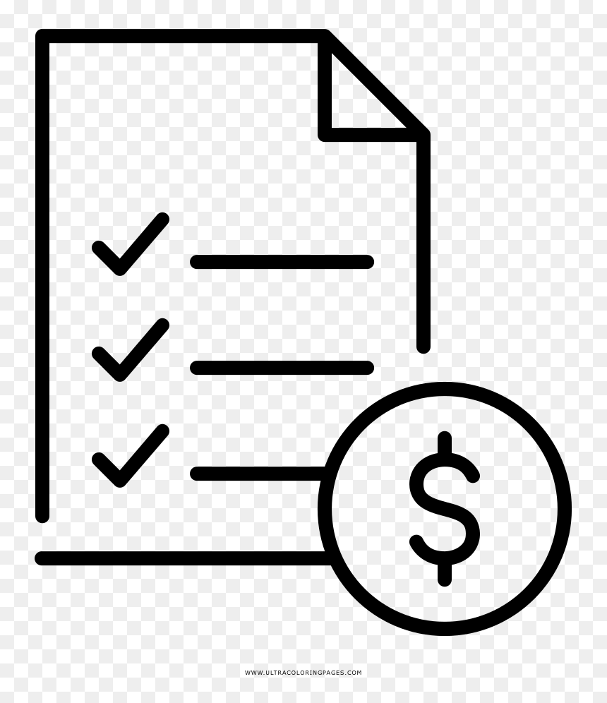 Shopping List Coloring Page - Transparent Report Icon Png, Png Download - compras png
