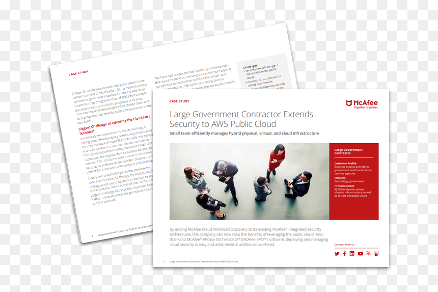 Security Aws Cloud Image - Flyer, HD Png Download - mcafee secure logo png