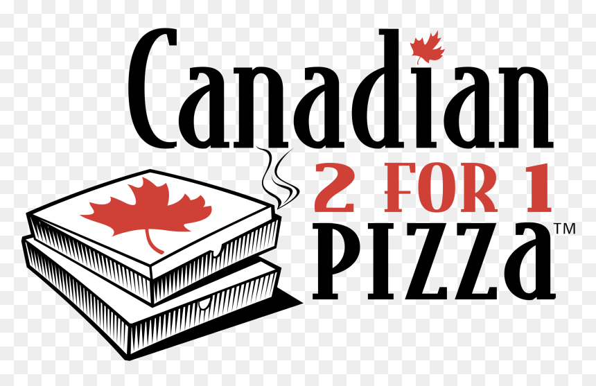Canadian 2 For 1 Pizza Logo Png Transparent - Canadian Pizza 2 For 1, Png Download - dominos pizza logo png