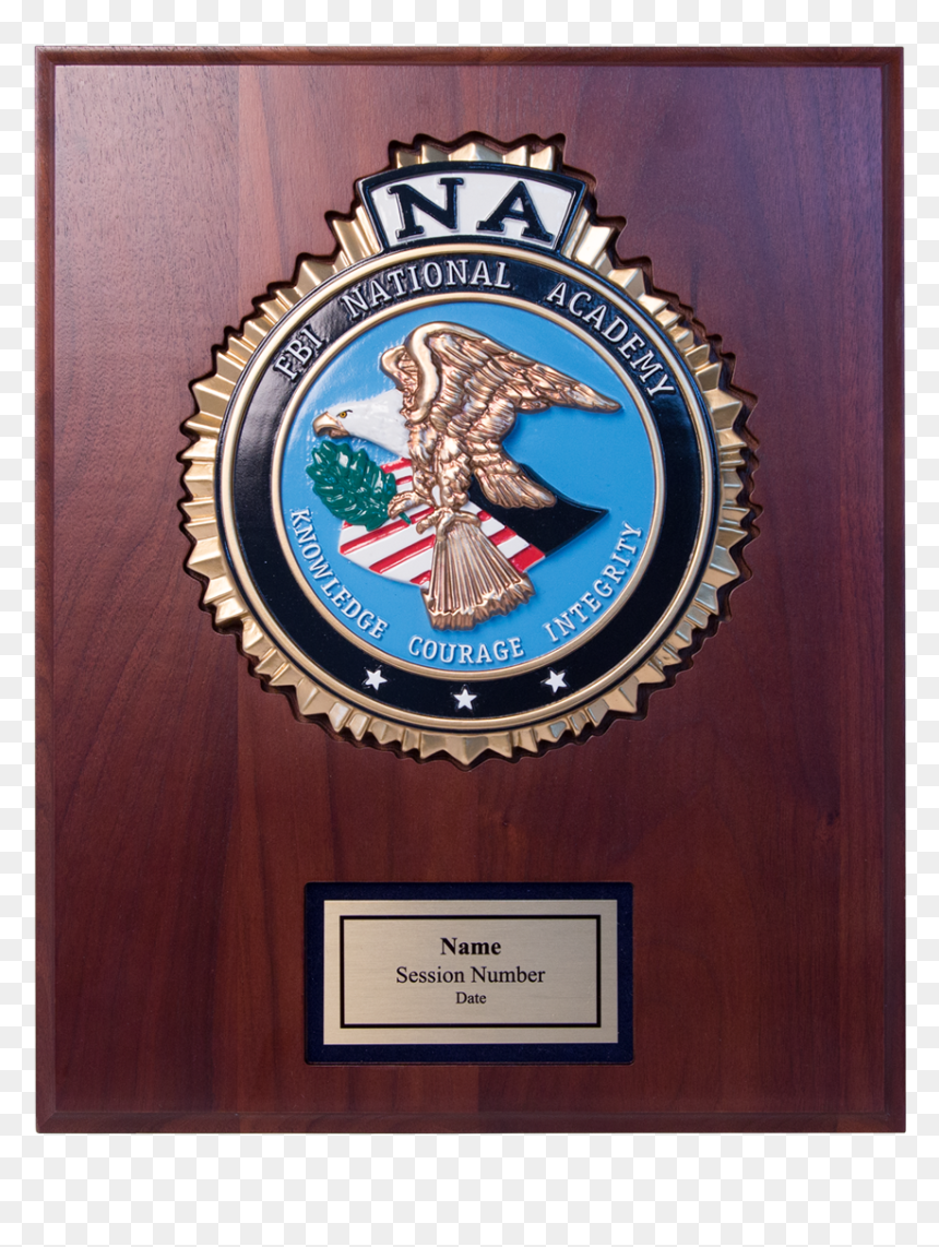 Fbina Color Seal Plaque - Hackers And Law Enforcement, HD Png Download - fbi seal png
