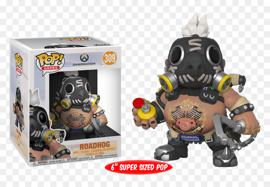 Funko Pop Roadhog, HD Png Download - moira overwatch png