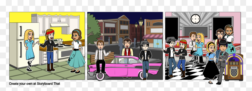 Cartoon, HD Png Download - 50's png