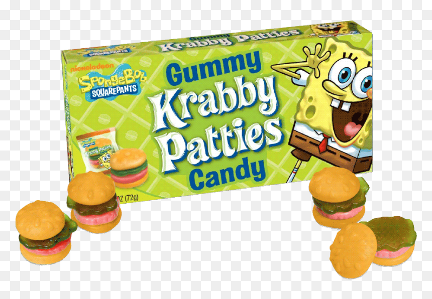 The Candy Lab - Spongebob Krabby Patty Gummy, HD Png Download - krabby png