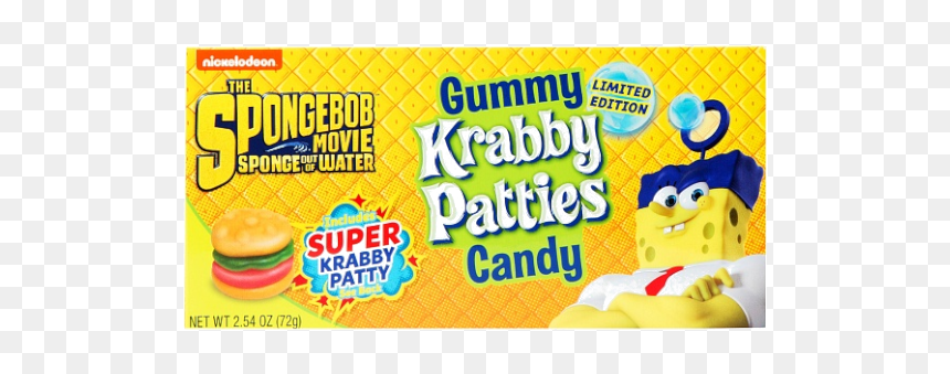 Krabby Patties 72g - I Can't Believe It's Not Butter!, HD Png Download - krabby png