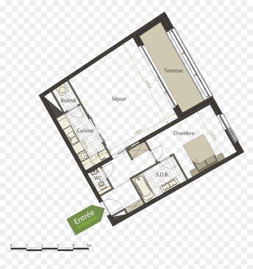 Floor Plan, HD Png Download - square vignette png