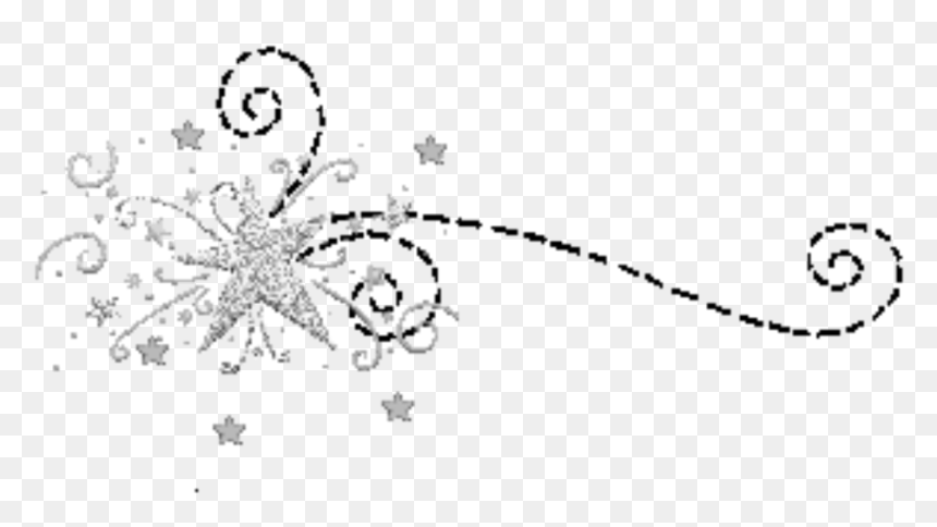 #separador #estallas #stars #star - Silver Divider Png Transparent, Png Download - separador png
