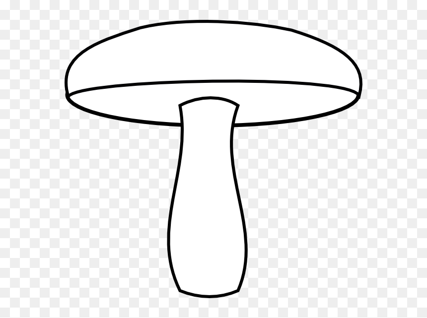 Mushroom Outline Hi - Illustration, HD Png Download - mellow mushroom logo png