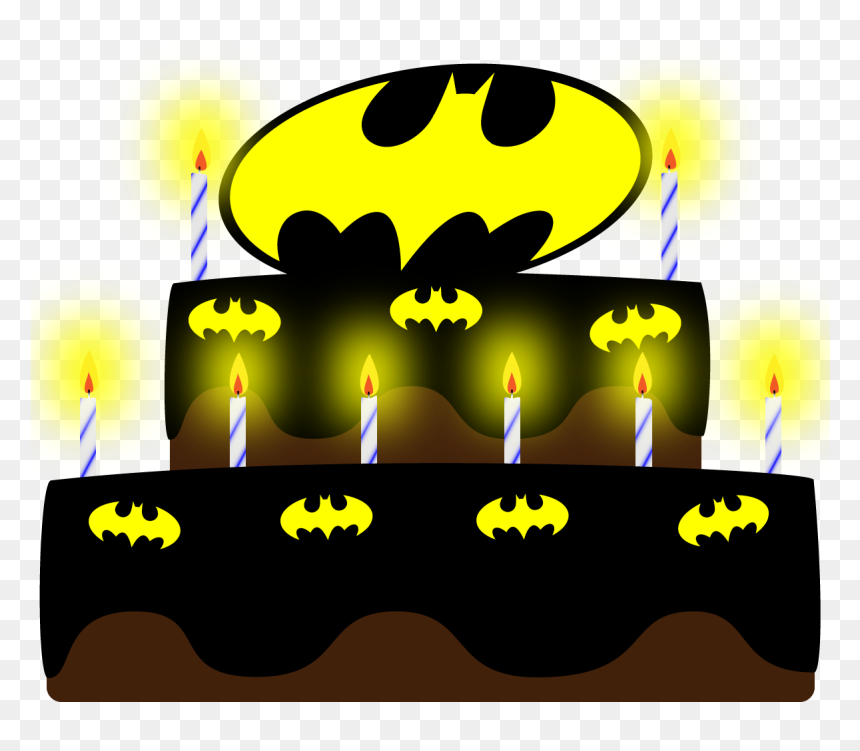 Batman Birthday Cake - Batman Birthday Cake Clipart, HD Png Download - batman telltale png