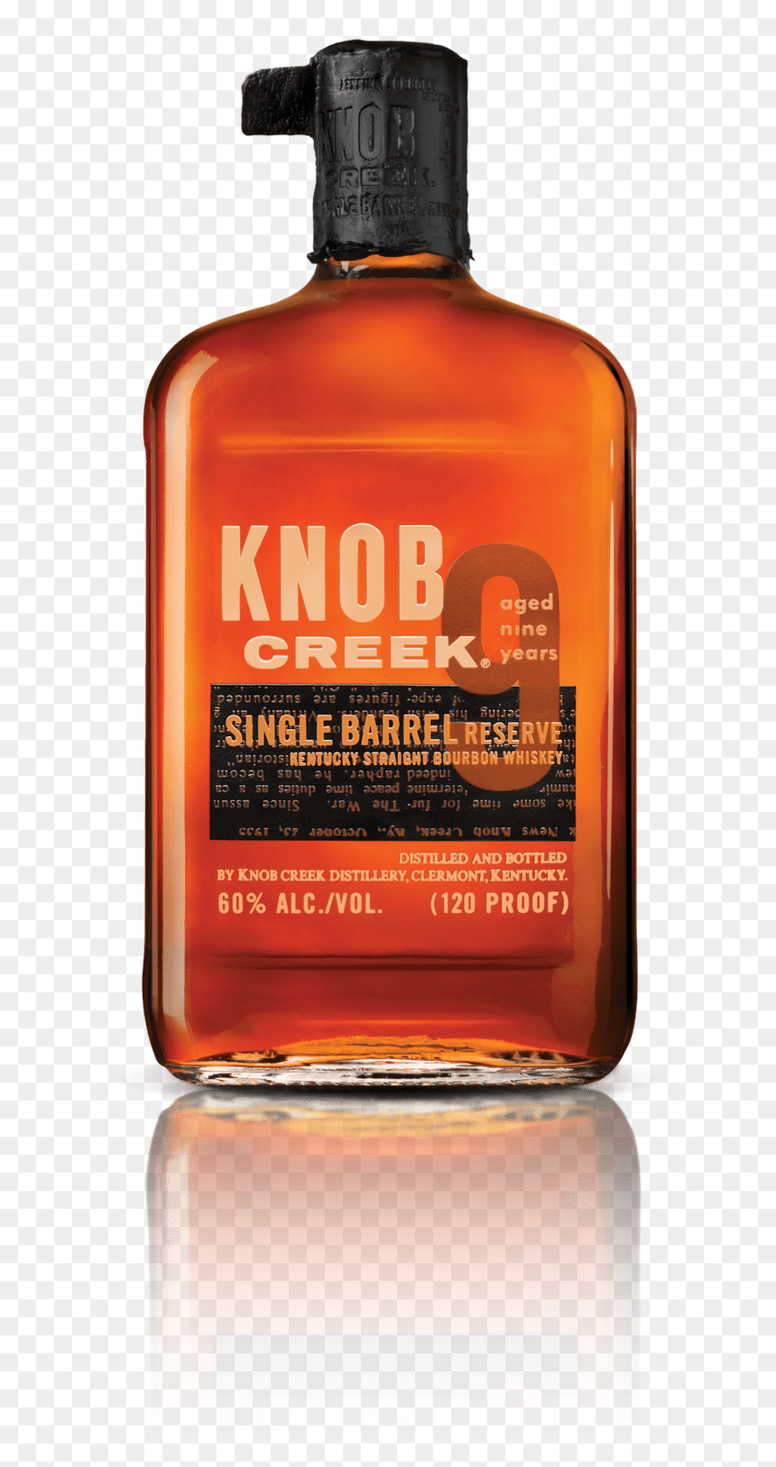 Bottle On Transparent - Knob Creek Single Barrel Reserve, HD Png Download - makers mark png