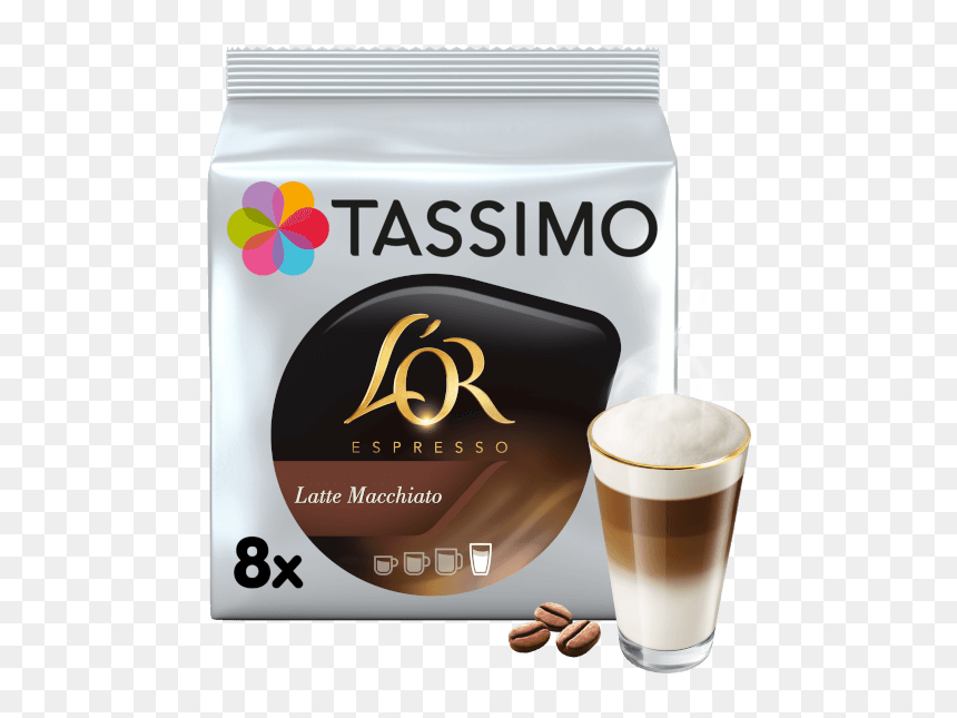 Latte Macchiato Tassimo Pods, HD Png Download - cafe con leche png