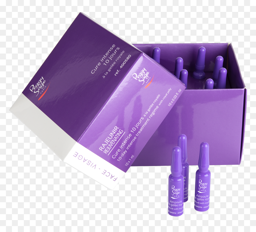 10-day Intense Royal Jelly Treatment Regime - Ampoule A La Gelee Royale Peggy Sage, HD Png Download - antifaz png