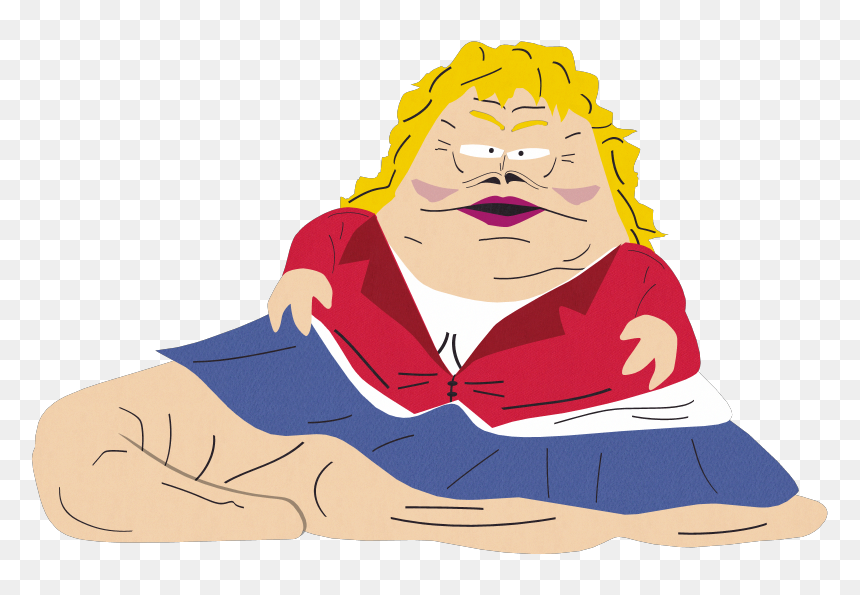 Transparent Jabba The Hutt Png - South Park Fat Lady, Png Download - fat kid png