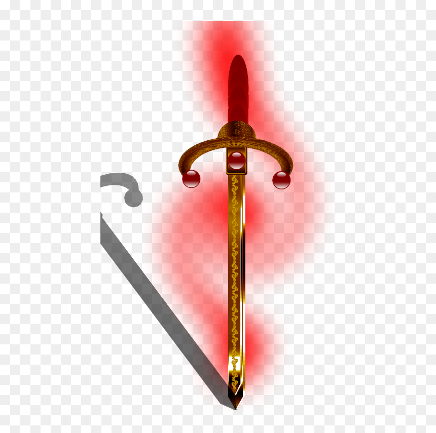 Goldensword2ndtry - Sword, HD Png Download - sword blade png
