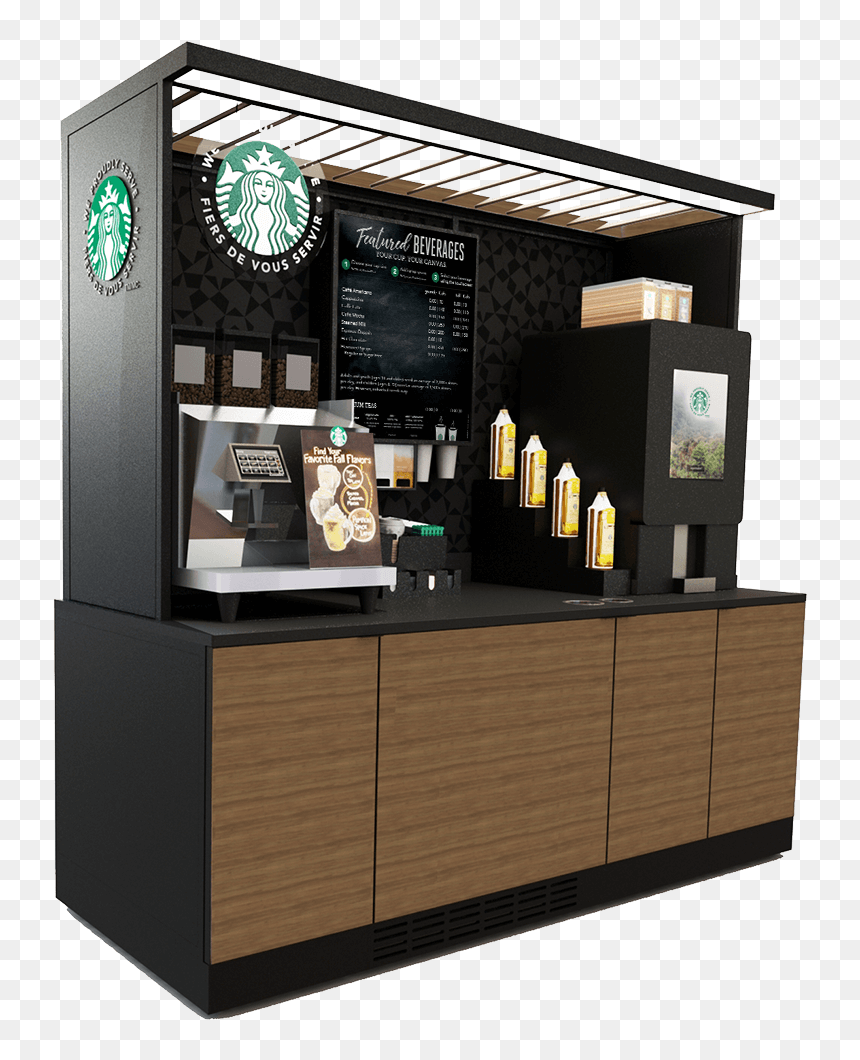 Premium Self Serve Kiosk - Starbucks Self Serve Machine, HD Png Download - kiosk png