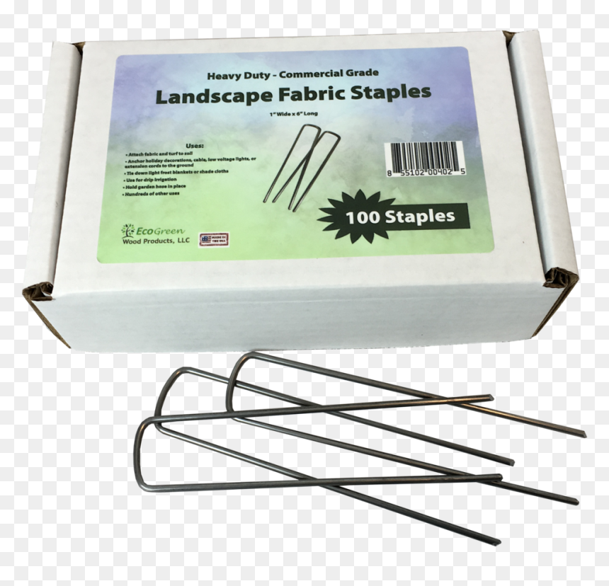 Landscape Fabric Staples - Box, HD Png Download - wooden stake png