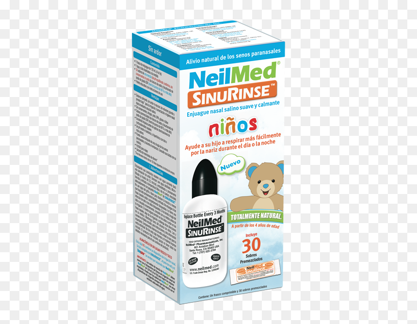 Sinu Rinse Kit Pediátrico X 30 Sobres - Sinurinse, HD Png Download - nariz png