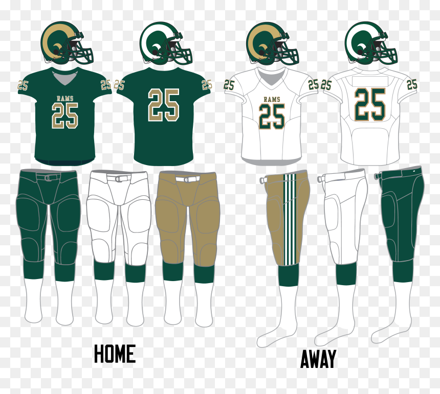 Regina Rams Football Uniform Since 2014 - Regina Rams Football Logo, HD Png Download - rams png