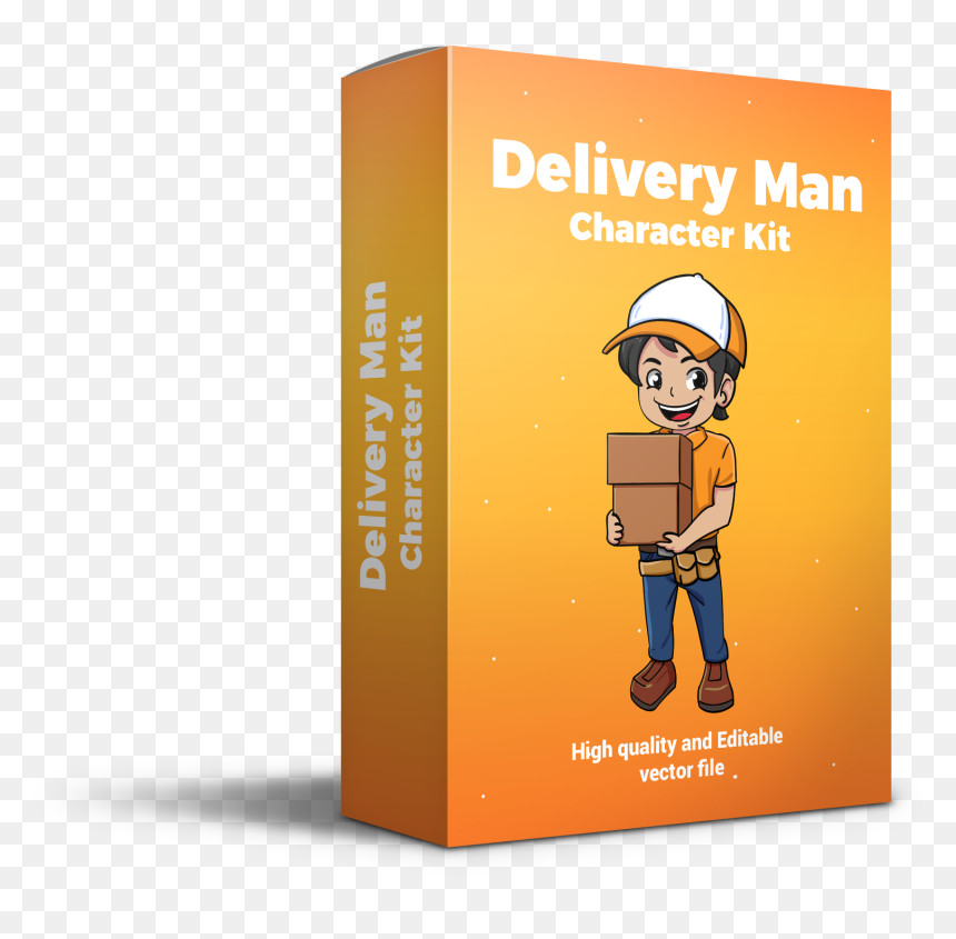 Graphic Design, HD Png Download - delivery man png