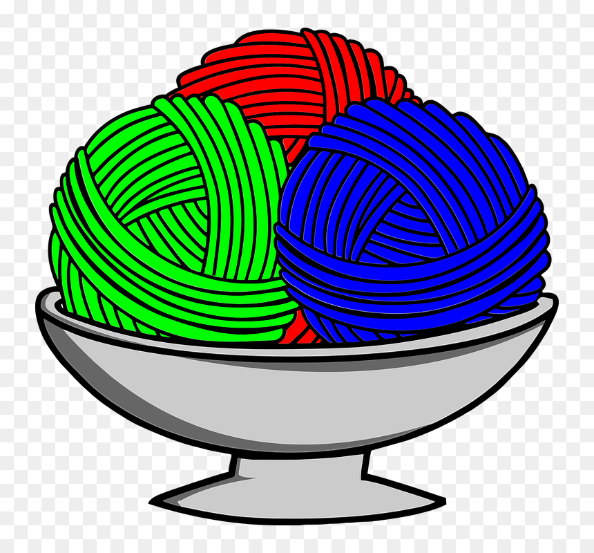 Kom Van Garen, Garen, Brei, Knitter, Kom, Ambacht, - Wool Clipart, HD Png Download - garen png