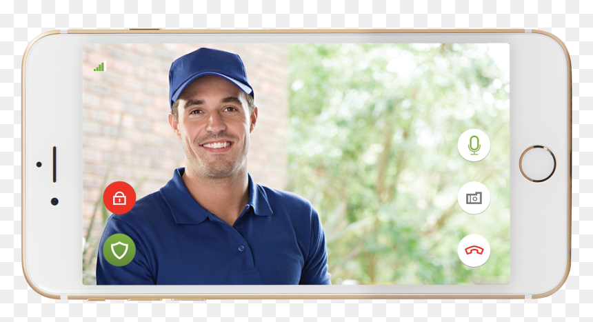 Doorbell, HD Png Download - delivery man png