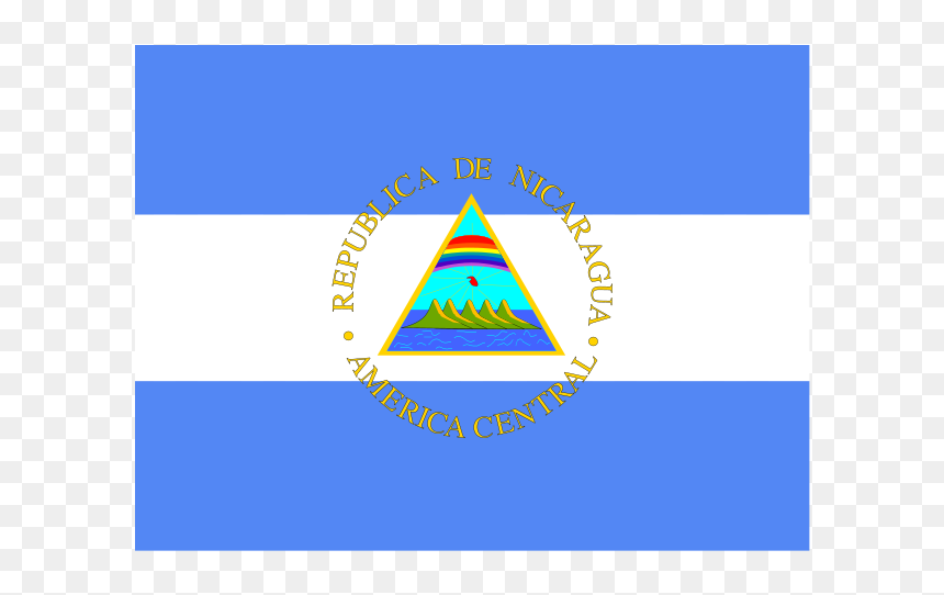 Flag Of Nicaragua Logo Png Transparent - Nicaragua Flag, Png Download - nicaragua flag png