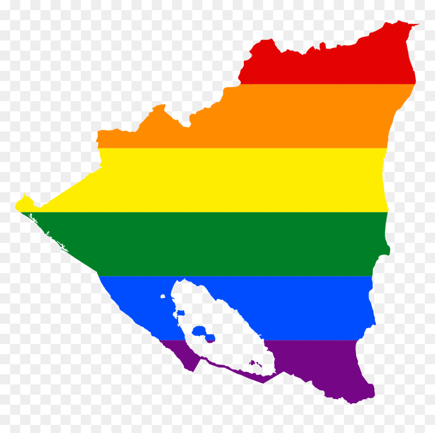 Mapa De Nicaragua Vector, HD Png Download - nicaragua flag png