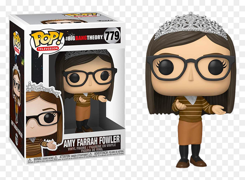 Funko Amy Farrah Fowler, HD Png Download - big bang theory png