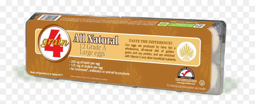 Transparent Publix Png - 4 Grain Eggs Brown Large, Png Download - all natural png