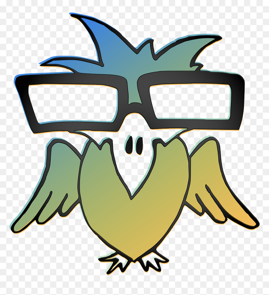 Birds With Glasses, HD Png Download - funny glasses png