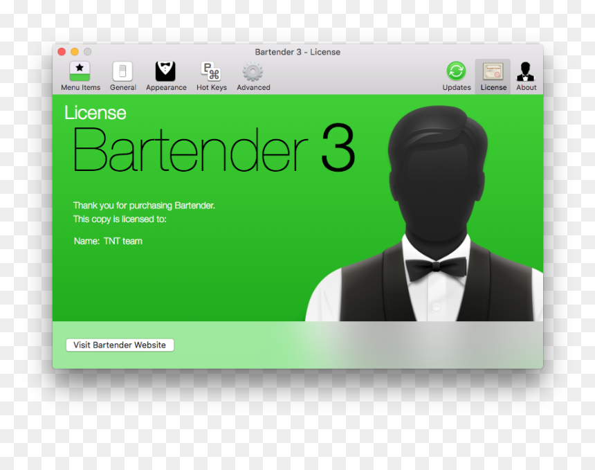 Bartender 3.1 1, HD Png Download - bar tender png