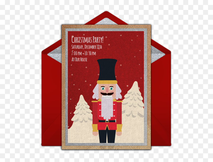 Transparent Nutcracker Png - Rusty Rivets Birthday Invitations, Png Download - disney christmas png