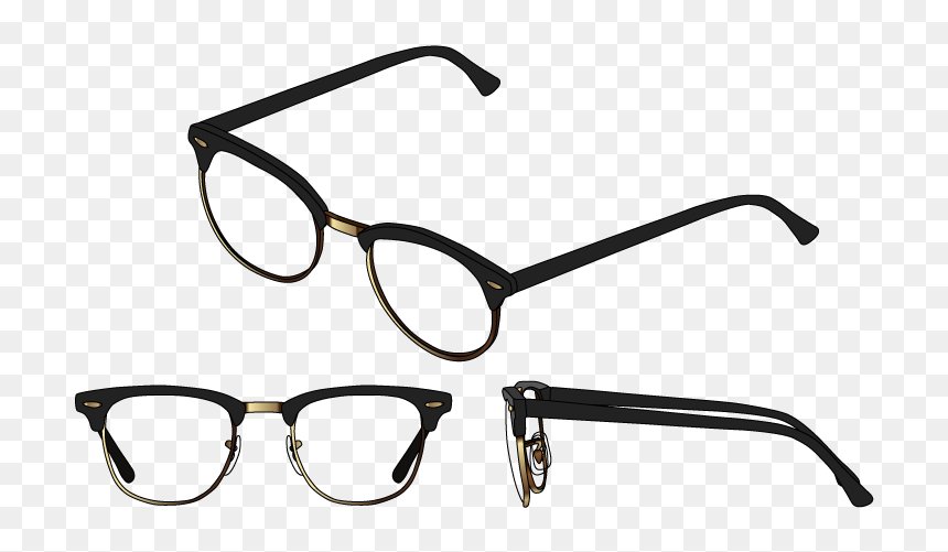 Ideal Vision Eyeglasses Frames, HD Png Download - retro frames png