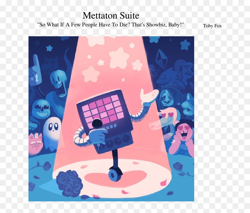 Mettaton Poster, HD Png Download - mettaton ex png
