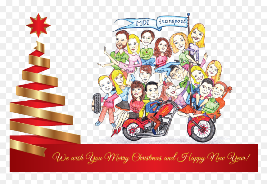 Mdi Kaledinis Ativrukas 3 Var, HD Png Download - happy new year 2015 png