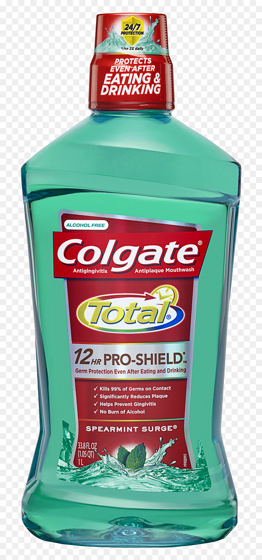 Colgate Total 12 Hour Pro Shield Mouthwash, HD Png Download - colgate png